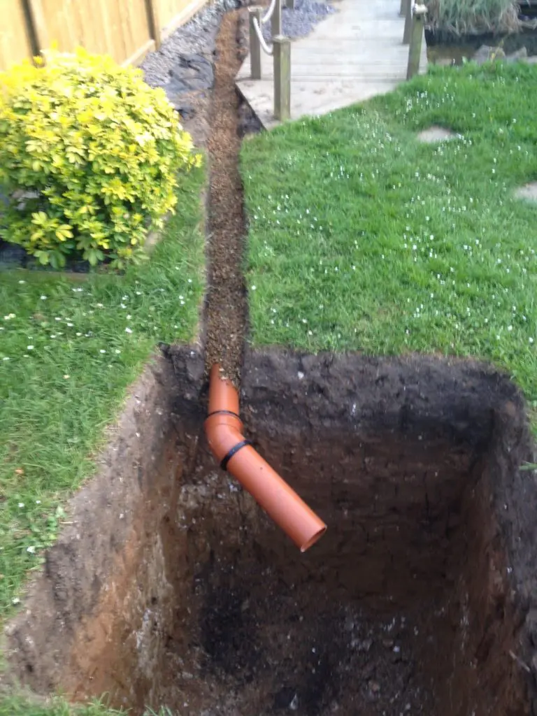 Commercial soakaway and attenuation system being installed in London